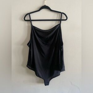 Belle Tweed Black Bodysuit Size 3X